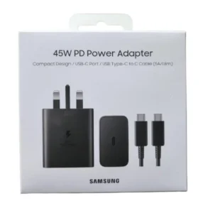 Samsung 45W PD Charger Adapter With USB Type C To Type C Cable